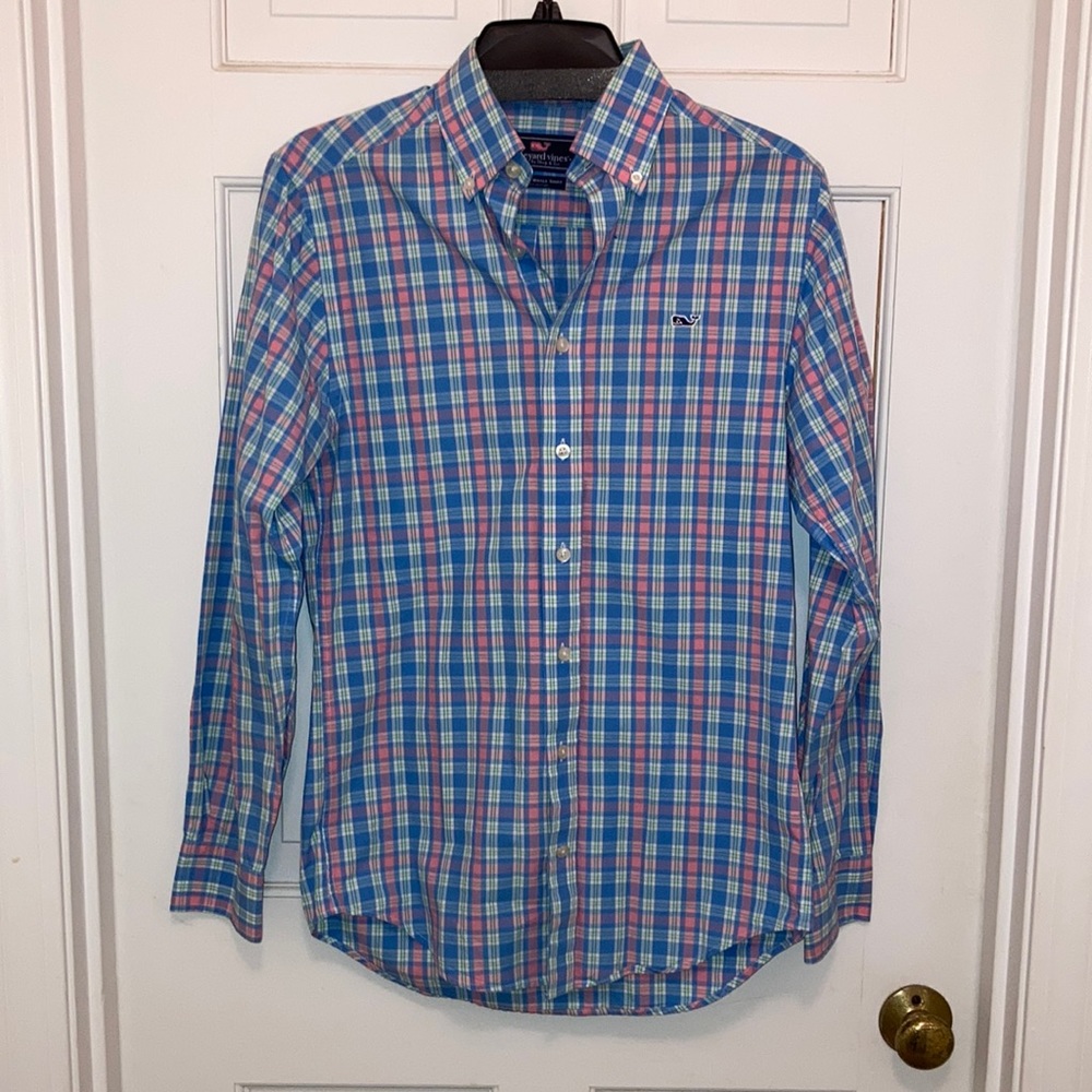 Vineyard Vines Plaid Button Down Shirt